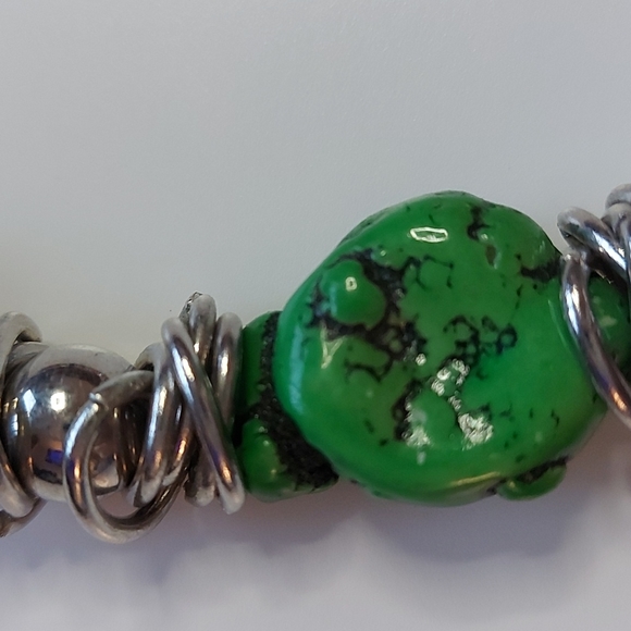 Chunky colorful necklace - Picture 3 of 7